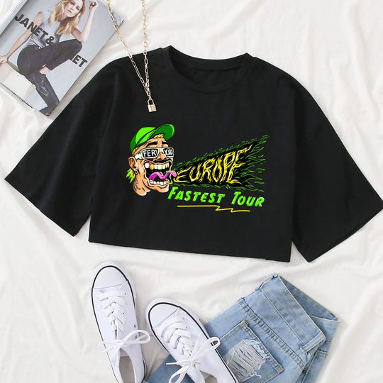 Discover Feid tour 2025 Crop Shirt