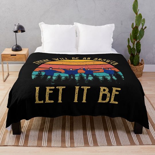 Discover Vintage There Will Be An Answer LIB Throw Blanket