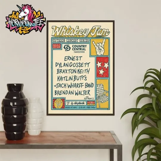 Discover Whiskey Jam Outdoor Concert June 2 2025 Poster