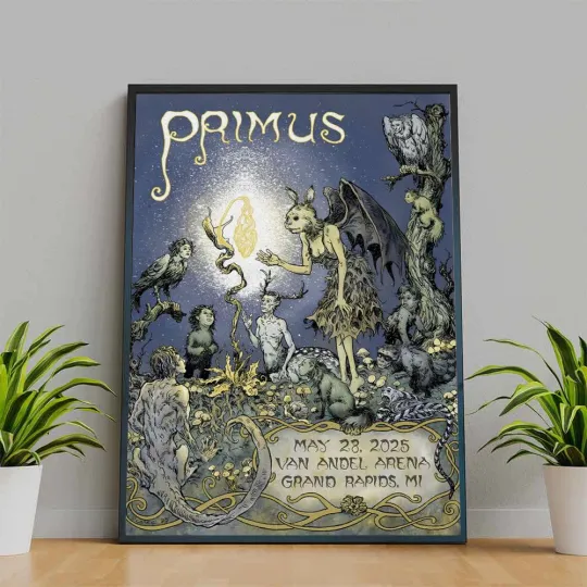 Discover Poster Limited Primus May 28 2025 Tour Van Andel Arena
