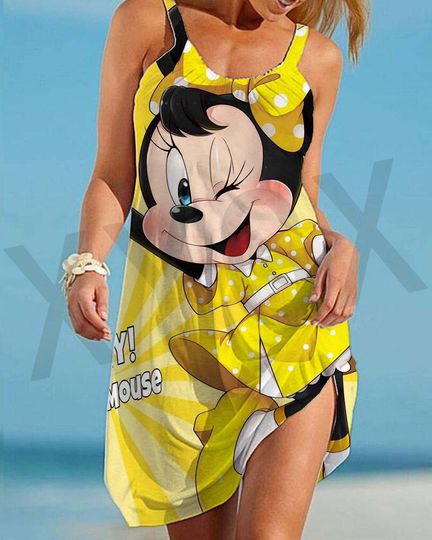 Discover Disneyyy Mickeyy/Minniee Mouse Dresses For Women Elegant Dresses
