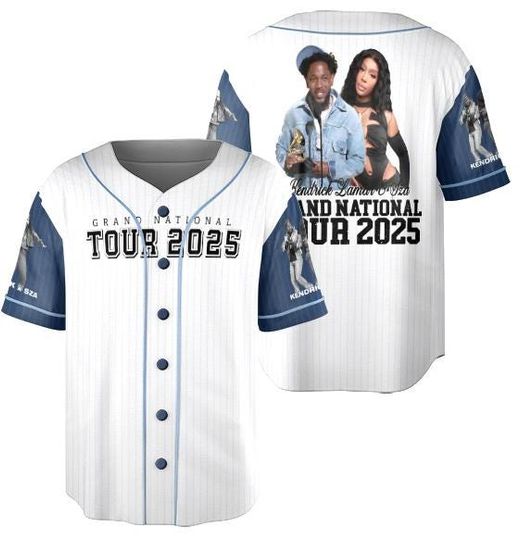 Discover Vintage Kendrick Lamar and Sza Tour 2025 Jersey