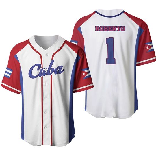 Discover Summer 2025 New Arrive style Personalized Cuba Baseball Jersey