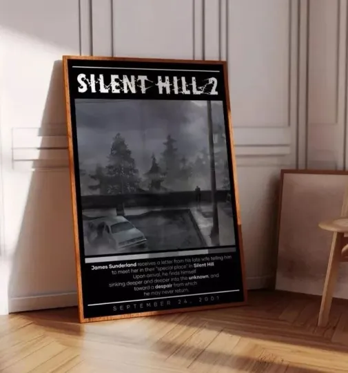 Discover Silent Hill 2 Poster Print , Gaming Poster ,  3 Colors , Gaming Decor , Video
