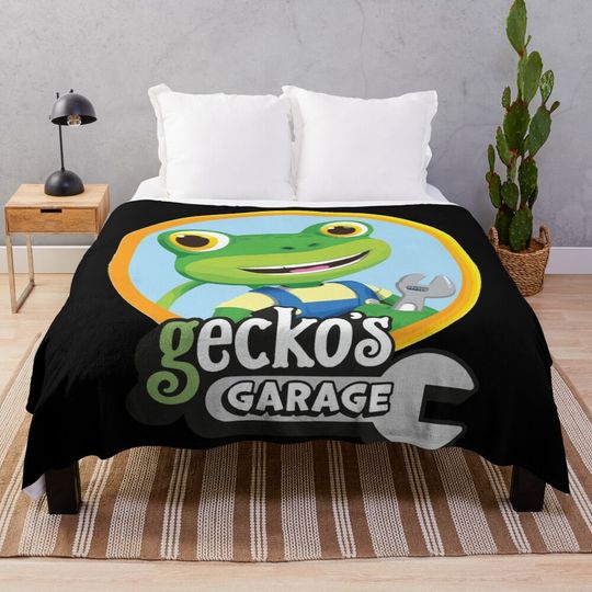 Discover Kids Garage Gecko's GG Throw Blanket