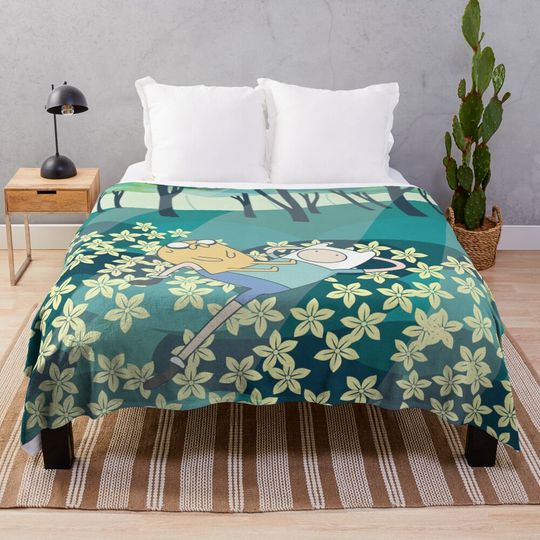 Discover Field of Flowers Throw Blanket