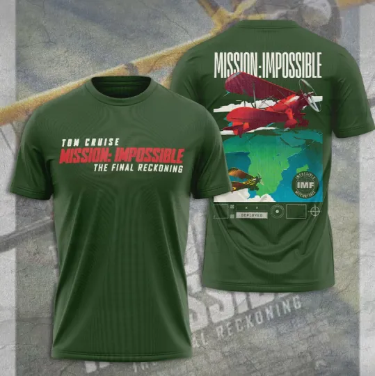 Discover Mission Impossible 2025 The Final Reckoning 3D T-Shirt For Fans
