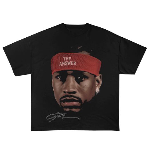 Discover Allen Iverson Shirt, The Answer, Basketball shirt, Classic 90s Graphic Tee, Unisex