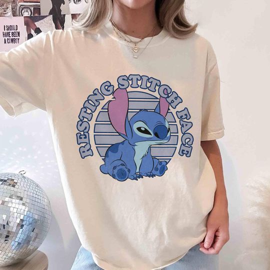 Discover Disneyyland Lilo & Stitchh Resting Stitchh Face Shirt