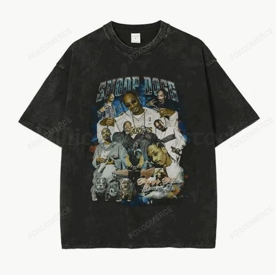 Discover Snoop Dogg Vintage Hip Hop T-Shirt 90s Style