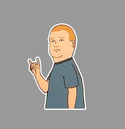 Discover King of the Hill Bobby Hill Sticker Decal