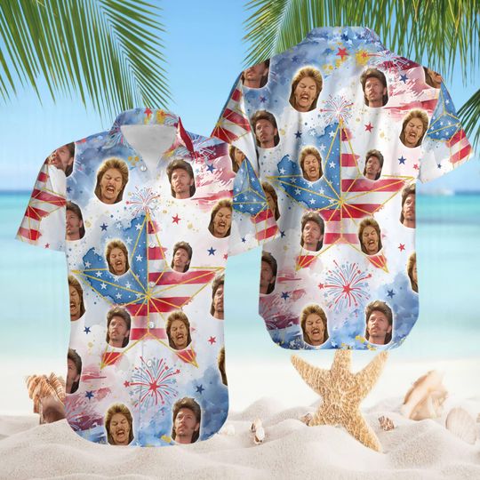 Discover Joe Dirt 4th Of July Merica Tour Hawaiian Shirt