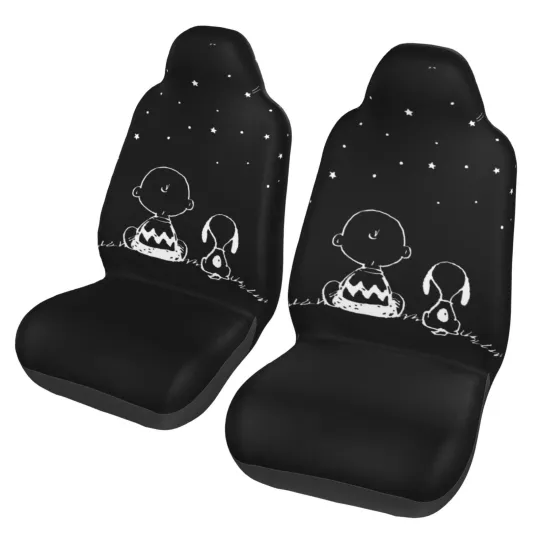 Discover Snoopy Car Seat Cover Set