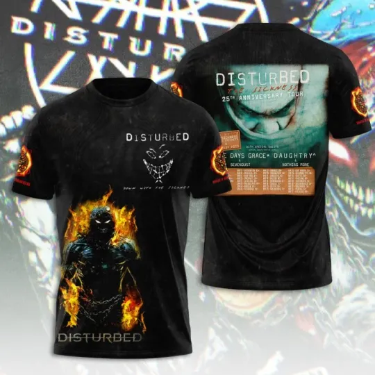 Discover Disturbed 3D - Unisex T-Shirt LH303