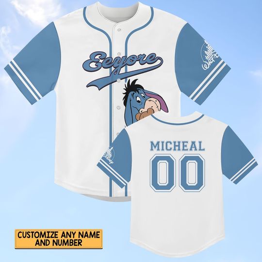 Discover Personalized Disneyyy Eeyoree Baseball Jersey