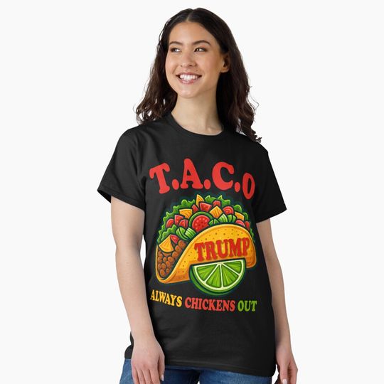 Discover Funny Taco Trump Always Chickens Out TACO Shirt