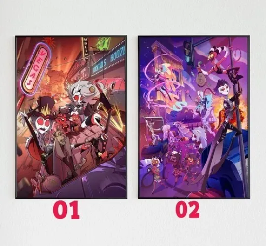 Discover New!!!! Helluva Boss LVL UP Expo Las Vegas 2025 Poster - Wall Decor