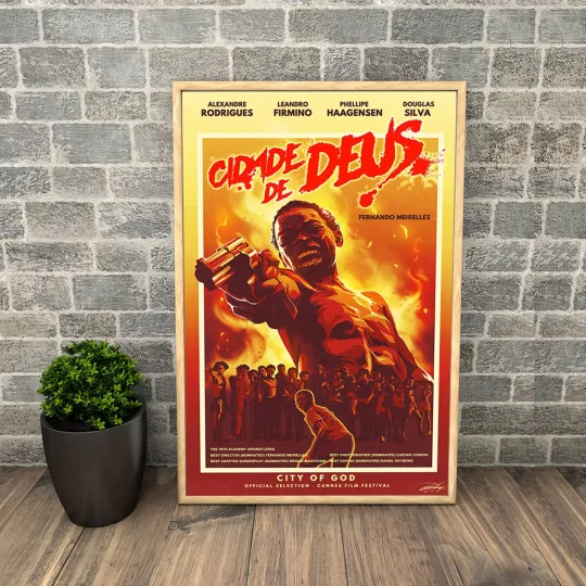 Discover City of God Movie Poster, Unique Cinema Ar RJ8603