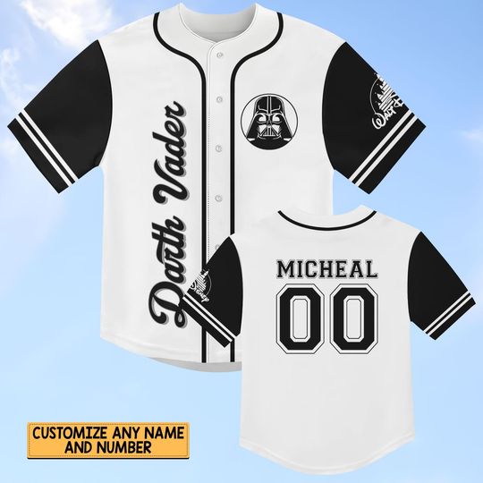 Discover Personalized Darthh Vaderr Baseball Jersey, Starr Warss Jersey Shirt Women