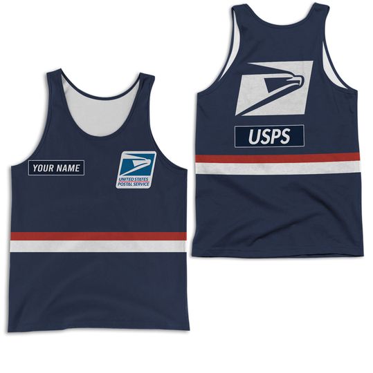 Discover Personalized Name Postal Worker 3D All Over Printed Tank Top TS296