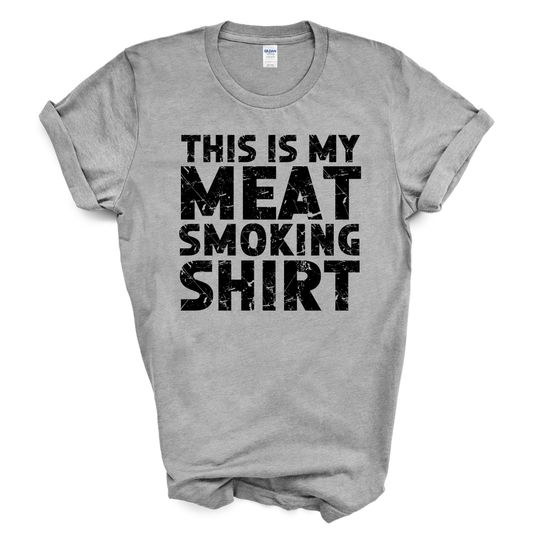 Discover This Is My Meat Smoking Shirt | Pitmaster T Shirt | Funny BBQ Shirt | BBQ Gift For Men | Grill Master T-Shirt