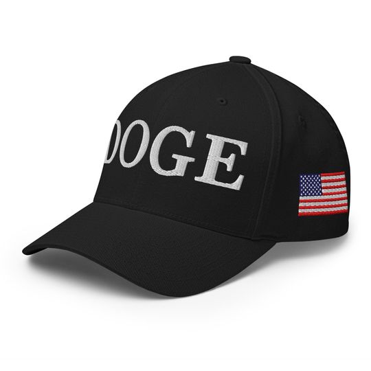 Discover DOGE Hat, Department of Government Efficiency Embroidered Flexfit Cap