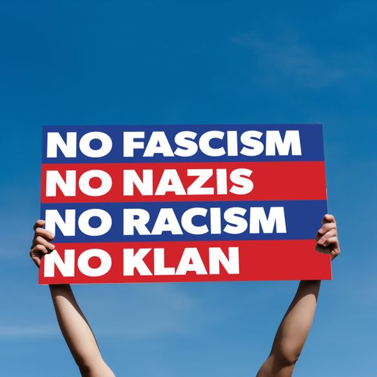Discover No Fascism No Nazis  Protest Sign