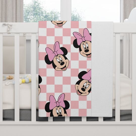 Discover Disneyyy Minniee Soft Fleece Baby Blanket