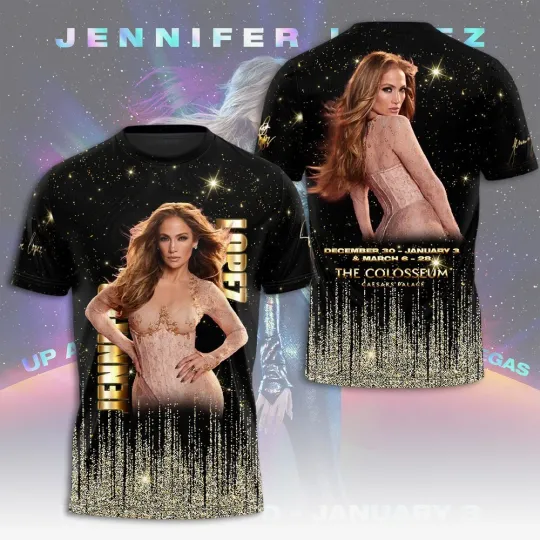 Discover Jenniferrrr Lopezzzzz 3D Tshirt Good Design Hot Shirt Fan Gift New