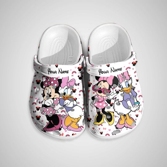 Discover Personalized Minniee Mouse Daisy Duckk Slippers Clogsband Clogs
