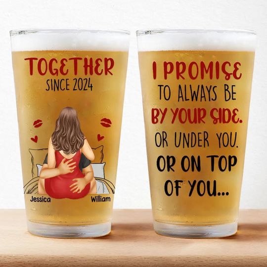 Discover Still Tastier Than This Beer I Promise - Personalized Beer Glass