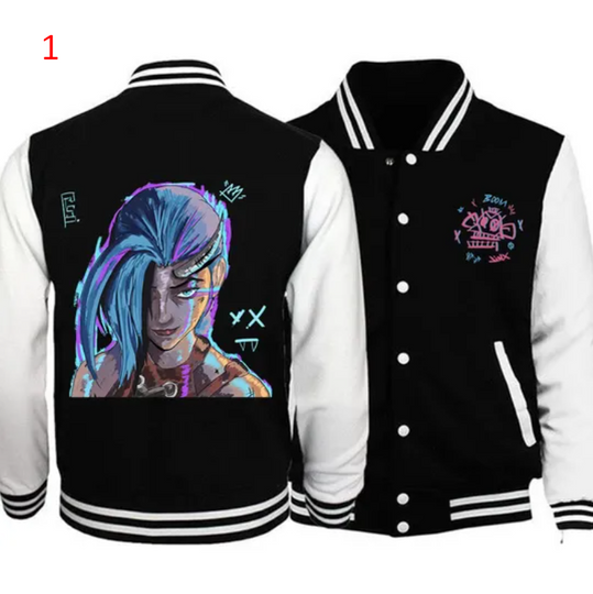 Discover Hot Arcane-Jinx VI Hoodie Harajuku Baseball  Jacket