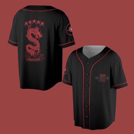 Discover Stray Kids DominATE World Tour 2025 Baseball Jersey With Five Star S Class design