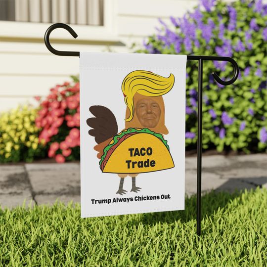 Discover Let's Go Taco Garden Flag, Subtle FDT Political Yard Decor, Funny TACO