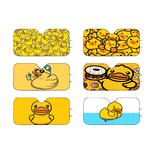 Discover Yellow Classic Rubber Duck Car Sun Shades, Car Accessories