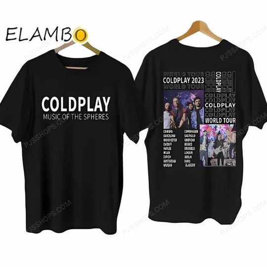 Discover Coldplay Music Of The Spheres World Tour Music Concert T-Shirt