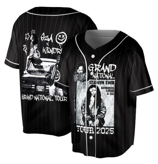 Discover Kendrick Lamar SZA Tour 2025 Jersey, Concert Merch, Sza & Kendrick Lamar