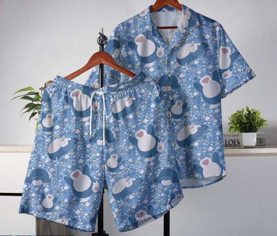 Discover Sn Lax Hawaiian Shirt Tropical Hawaii Set Hawaii Button Short
