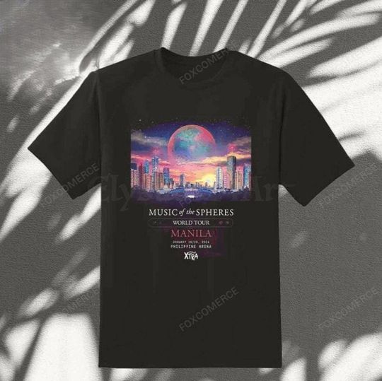 Discover Coldplay Music Of The Spheres World Tour Fan T-Shirt