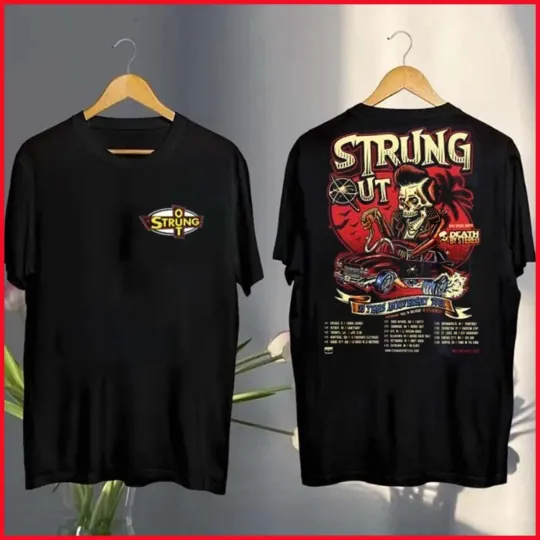 Discover Strung Out 35 Year Anniversary Tour Dates And Location 2025 Two Sides T-Shirt