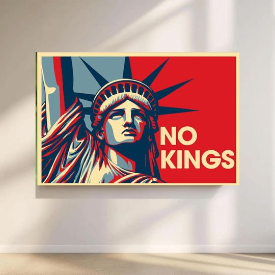 Discover No Kings Protest Sign