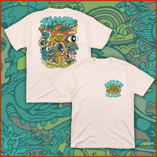 Discover Phish Los Angeles April 25–27 2025 Hollywood Bowl Two Sided Tour T-Shirt