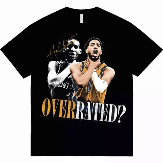 Discover Tyrese Haliburton Reggie Miller Choke Gesture T Shirt