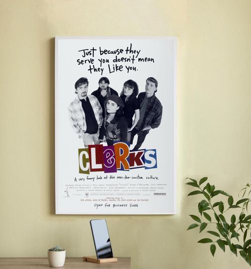 Discover Clerks Movie Poster, Home Decor