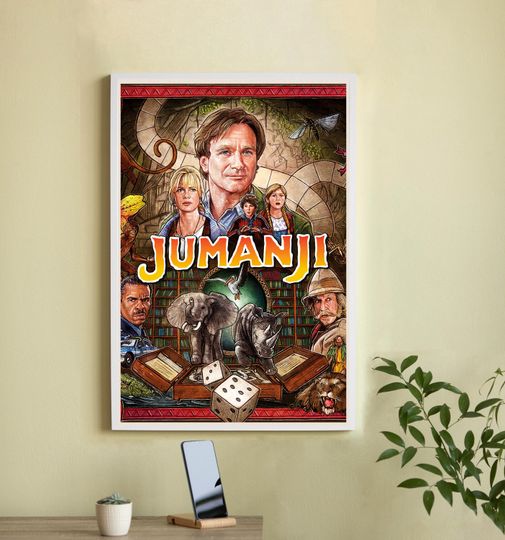 Discover Jumanji Movie Poster, Home Decor