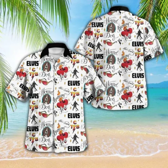 Discover Elvis Presley 3D Hawaiian Shirt