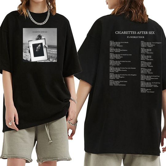 Discover Cigarettes After sx X's World Tour 2025 T-Shirts