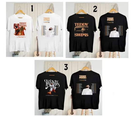 Discover 2025 Teddy Swims I've Tried Everything But Therapy Tour TShirt, Teddy Swims 2025