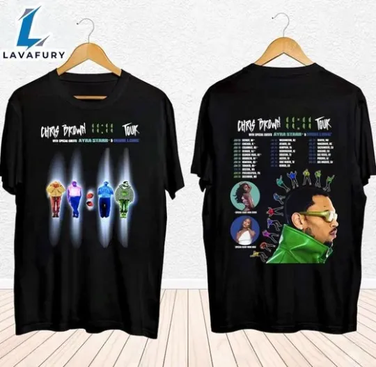 Discover Chris Brown 11 11 Tour 2024 Shirt Double Sided –  Concert Tee