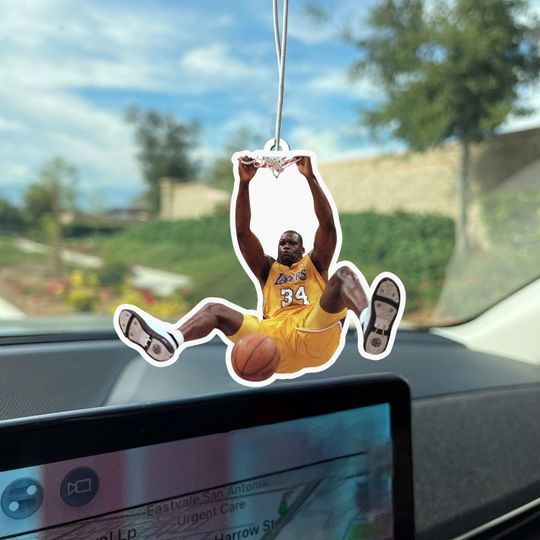Discover Shaquille Shaq O'Neal Car Air Freshener, Gift for Sports Lovers